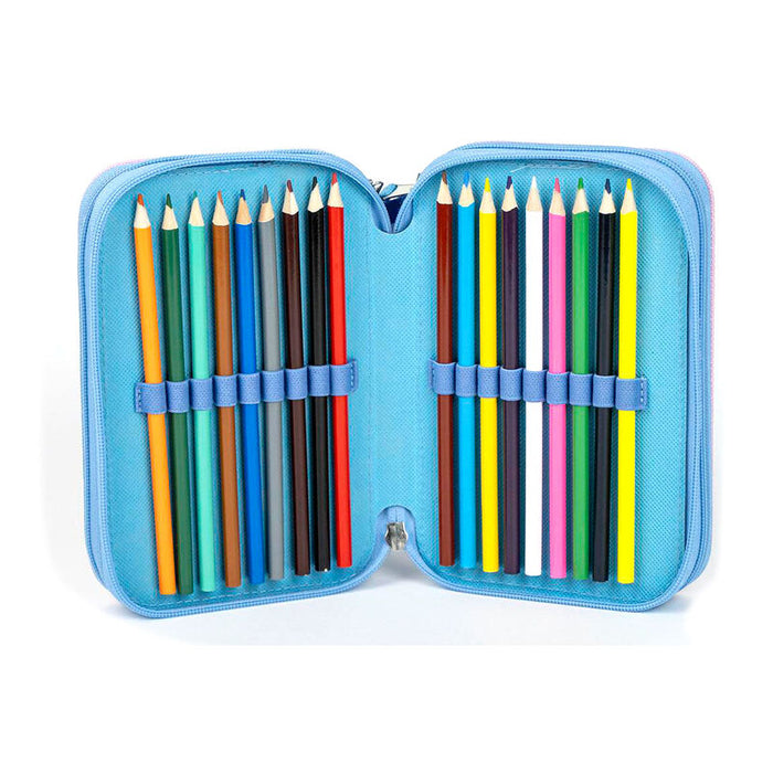 Disney Stitch triple pencil case-4