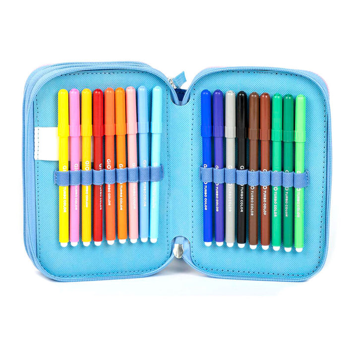 Disney Stitch triple pencil case-5