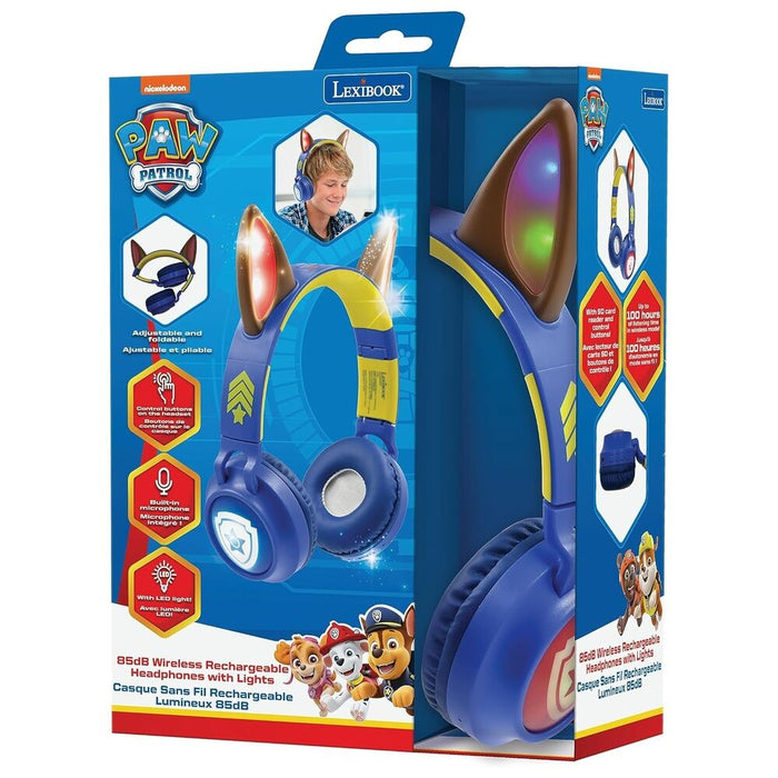 Paw Patrol luminous Bluetooth wireless headphones-4