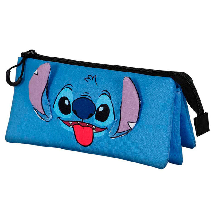 Disney Stitch Tongue triple pencil case-2
