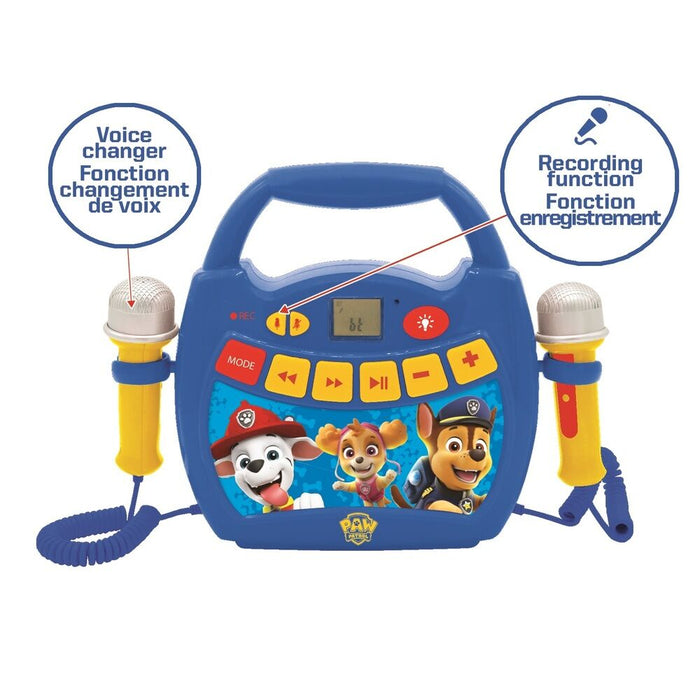 Paw Patrol portable karaoke music player-3