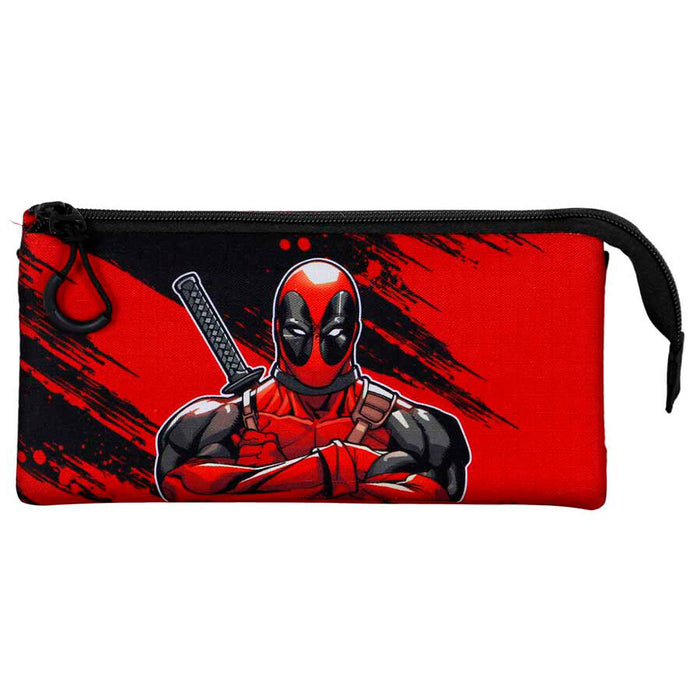 Marvel Deadpool Plus Bad triple pencil case-2