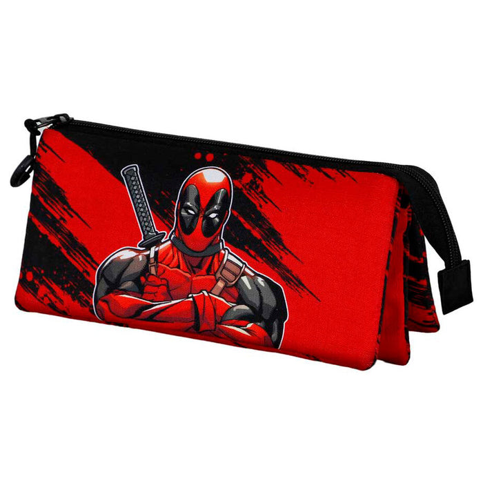 Marvel Deadpool Plus Bad triple pencil case-3