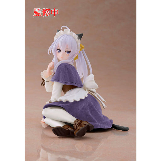 Wandering Witch The Journey of Elaina - Elaina Cat Maid Renewal edition Desktop Cute figure 13cm-0