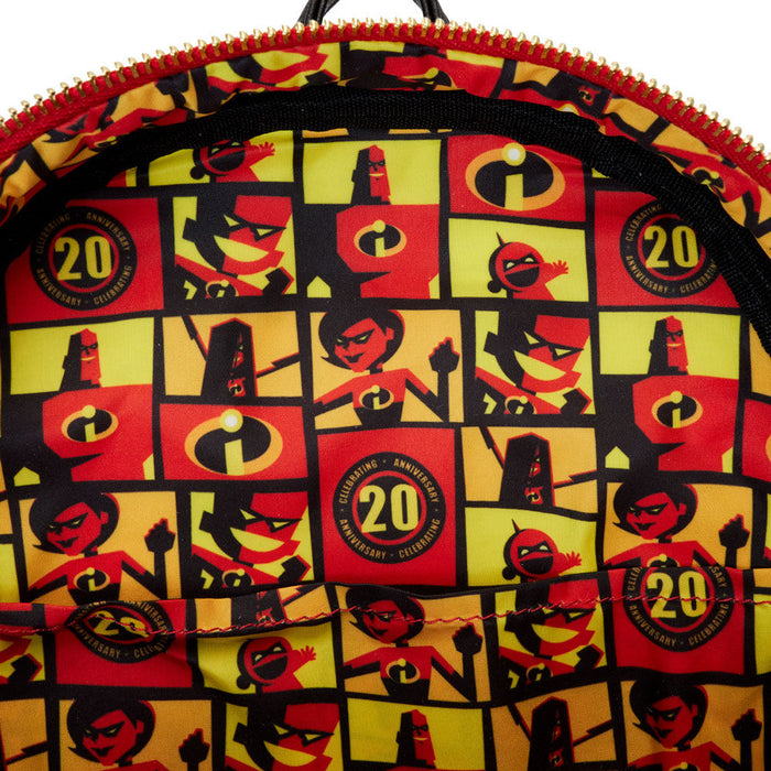 Loungefly Disney Pixar The Incredibles 20th Anniversary backpack 30cm-4