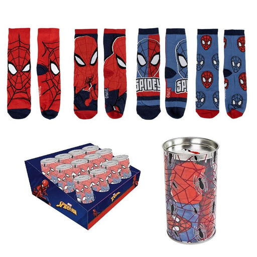 Marvel Spiderman Money box 4 pairs of socks-1
