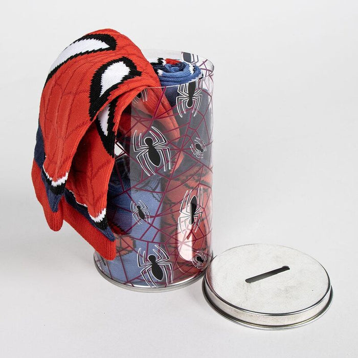 Marvel Spiderman Money box 4 pairs of socks-2