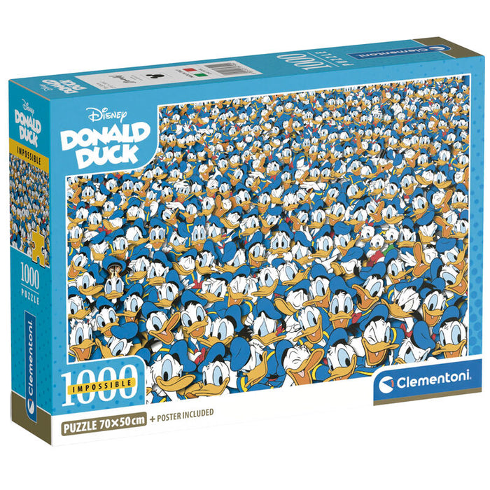 Disney Donald Duck Impossible puzzle 1000pcs-1
