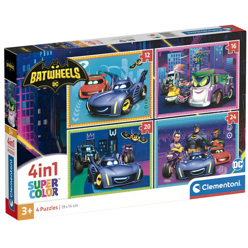 DC Comics Batwheels puzzle 12+16+20+24pcs-1