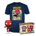 Set figure POP &#38; Tee Marvel Spiderman Comic Cover-1