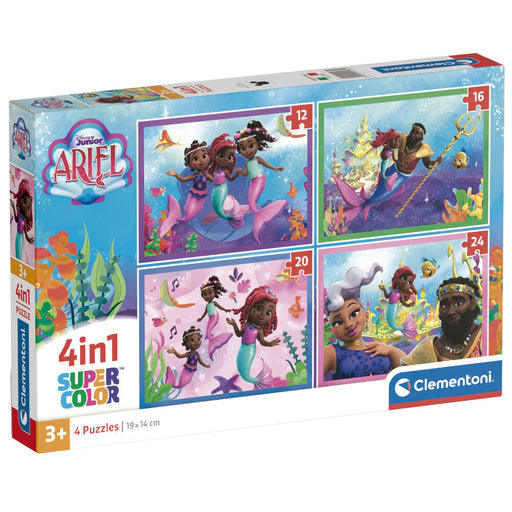 Disney Ariel puzzle 12+16+20+24pcs-0
