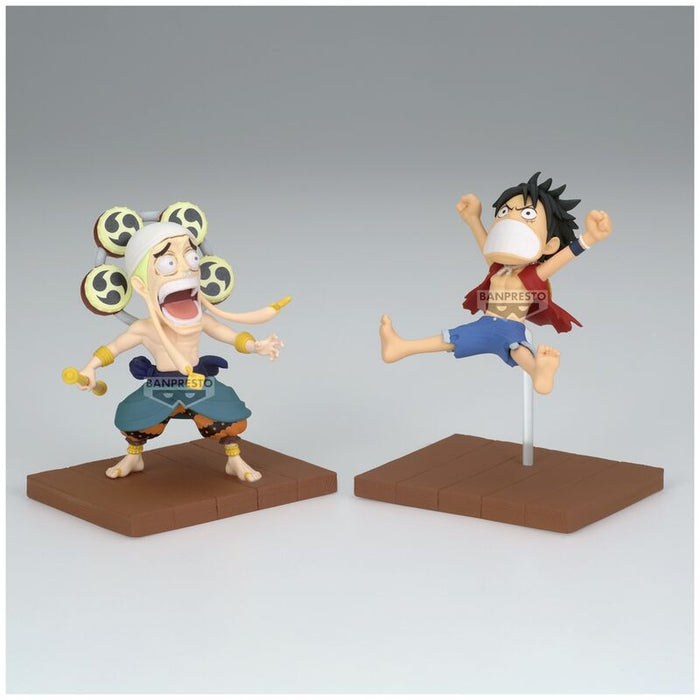 One Piece Monkey D Luffy & Enel World Collectable figure 7cm-1