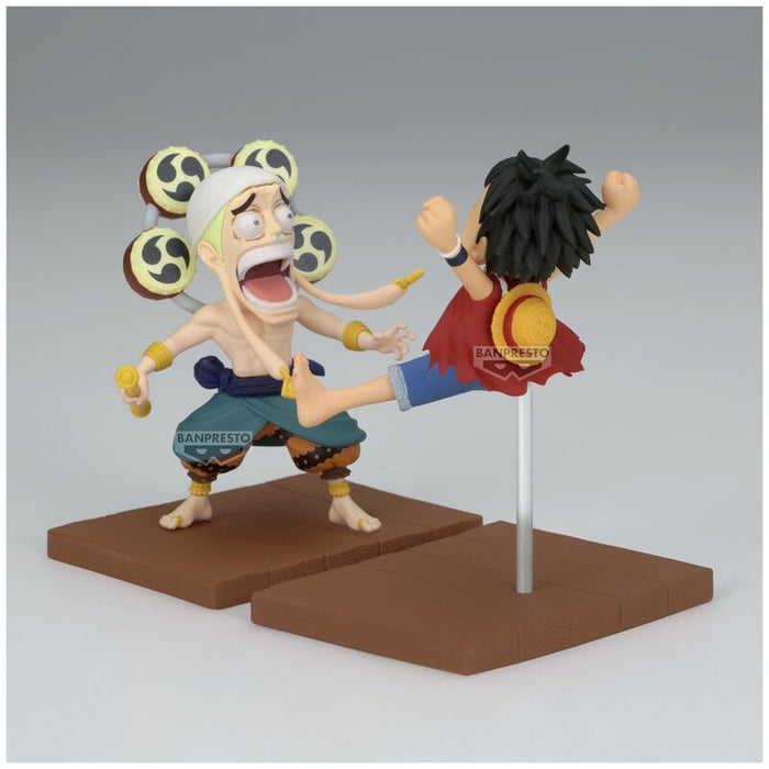 One Piece Monkey D Luffy & Enel World Collectable figure 7cm-2