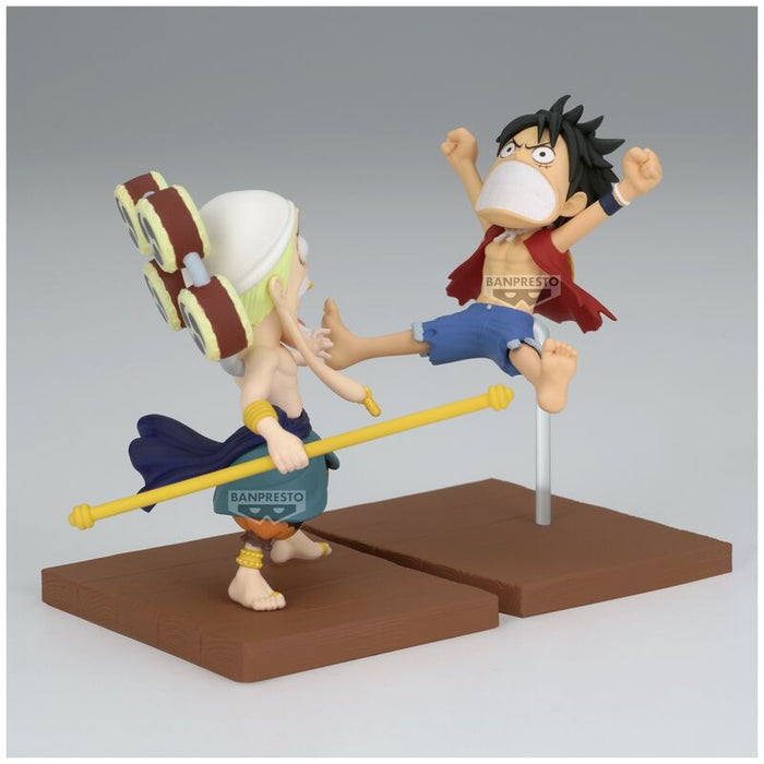 One Piece Monkey D Luffy & Enel World Collectable figure 7cm-3
