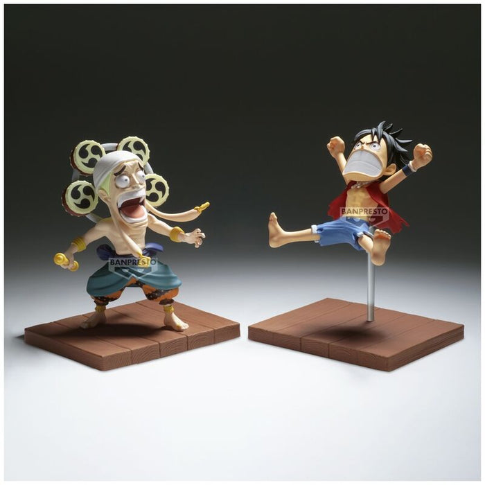 One Piece Monkey D Luffy & Enel World Collectable figure 7cm-4