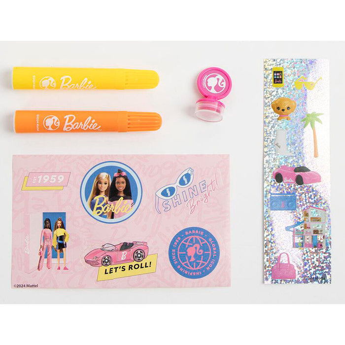 Barbie colouring stationery set-5