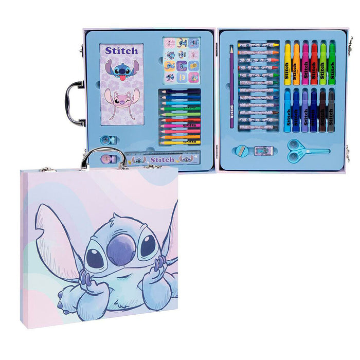 Disney Stitch colouring stationery case-3