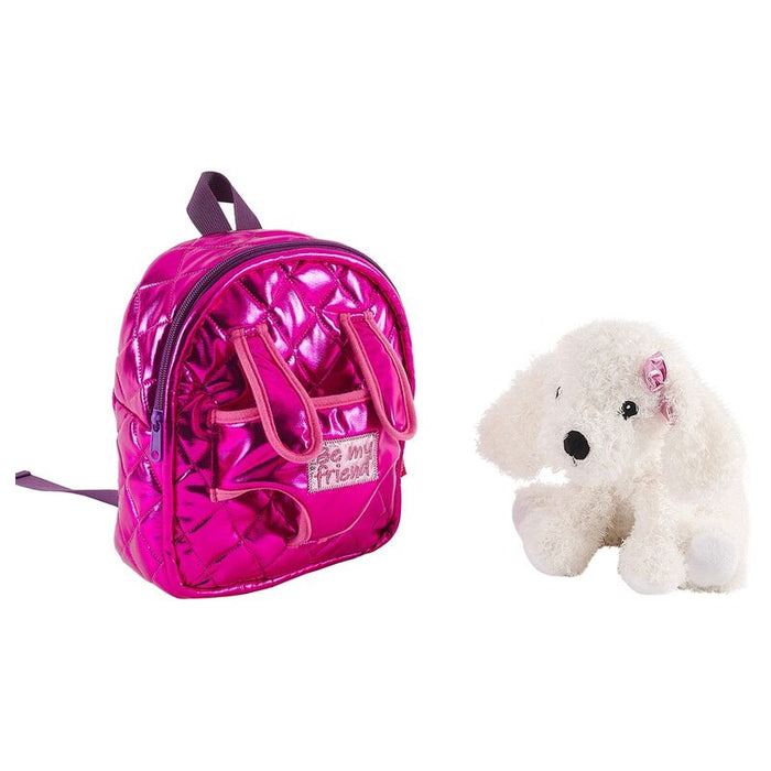 Backpack + plush Didi dog 27cm-3