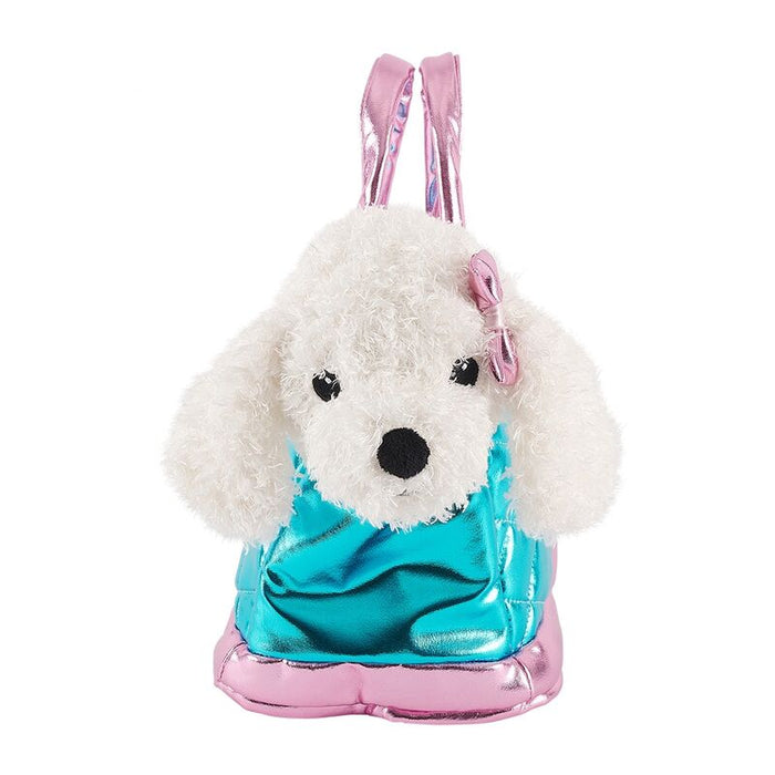 Han bag + plush blue Didi dog 28cm-1
