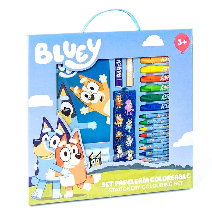 Bluey colouring stationery set-1