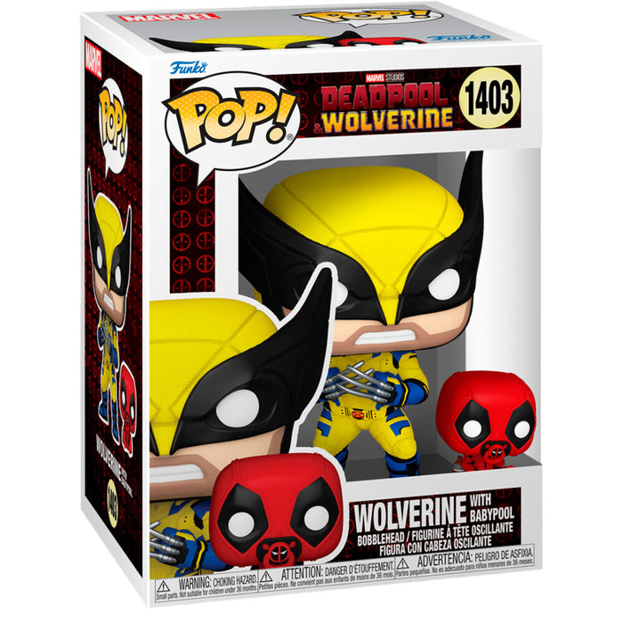 POP figure Marvel Deadpool & Wolverine - Wolverine with Babypool-1