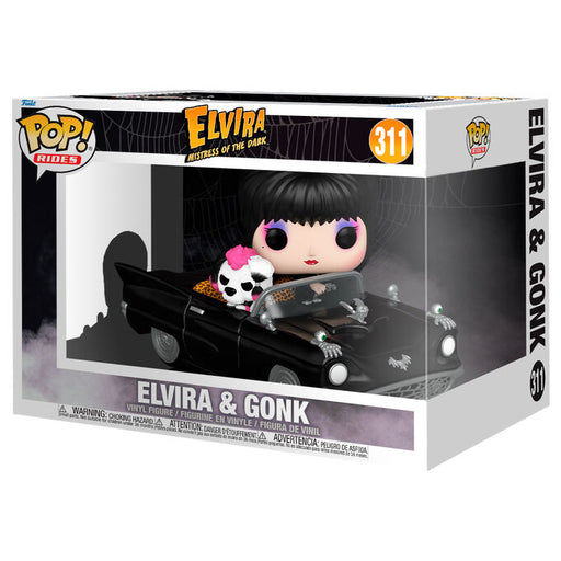 POP figure Rides Deluxe Elvira Mistress of the Dark Elvira & Gonk-0