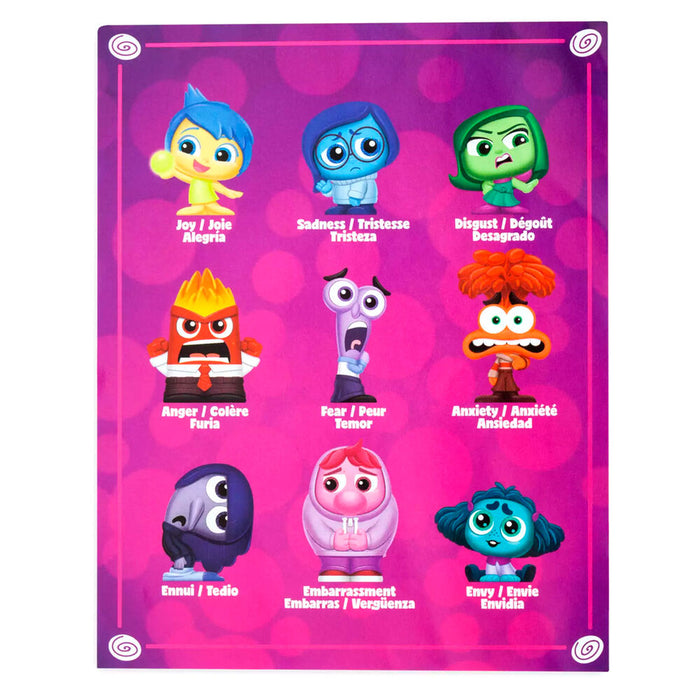 Doorables Disney Pixar Inside Out 2 pack 9 figures 4cm-4