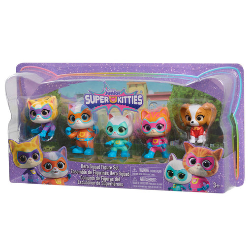 SuperKitties Hero Squad pack 5 figures 7,5cm-1