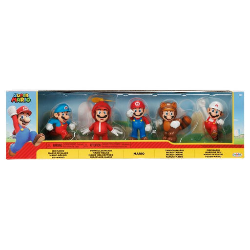 Super Mario Bros blister 5 figures 6cm-0