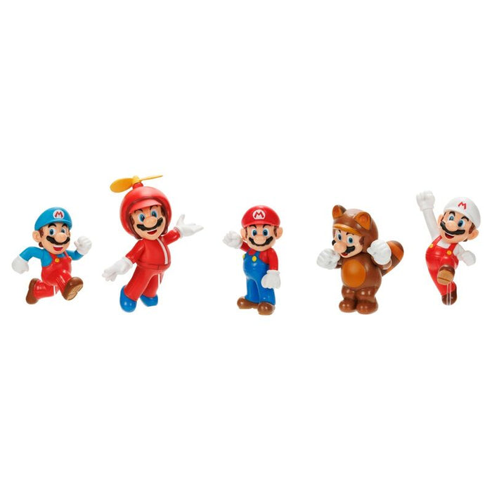 Super Mario Bros blister 5 figures 6cm-1