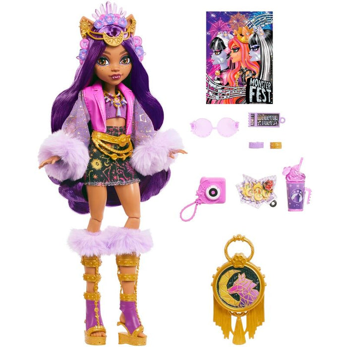 Monster High Monster Party Clawdeen Wolf doll-2