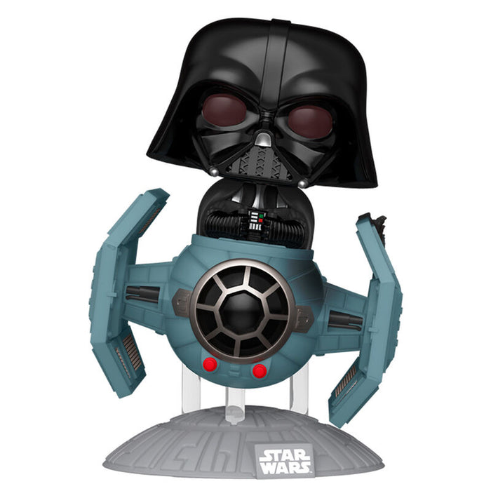 POP figure Rides Deluxe Star Wars Darth Vader with Tie Advanced Starfighter-1
