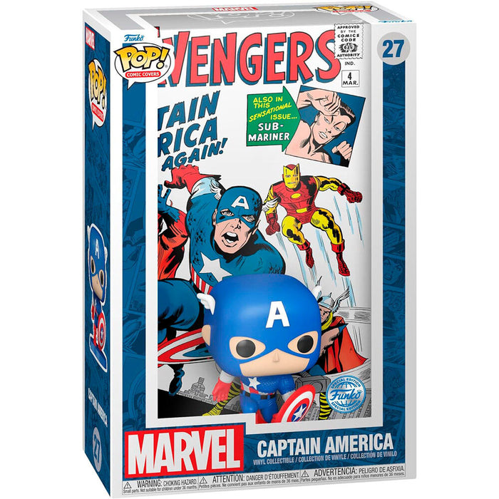 POP figure Comic Cover Marvel Avengers Captain America-1
