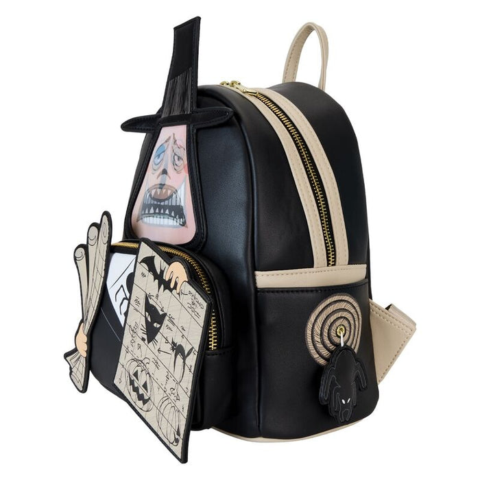 Loungefly Disney The Nightmare Before Christmas Mayor with Plans lenticular backpack 26cm-2