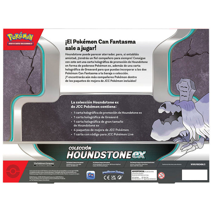 Spanish Pokemon Houndstone collectible card game box-2