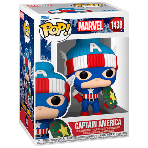 POP figure Marvel Captain America Holiday-0