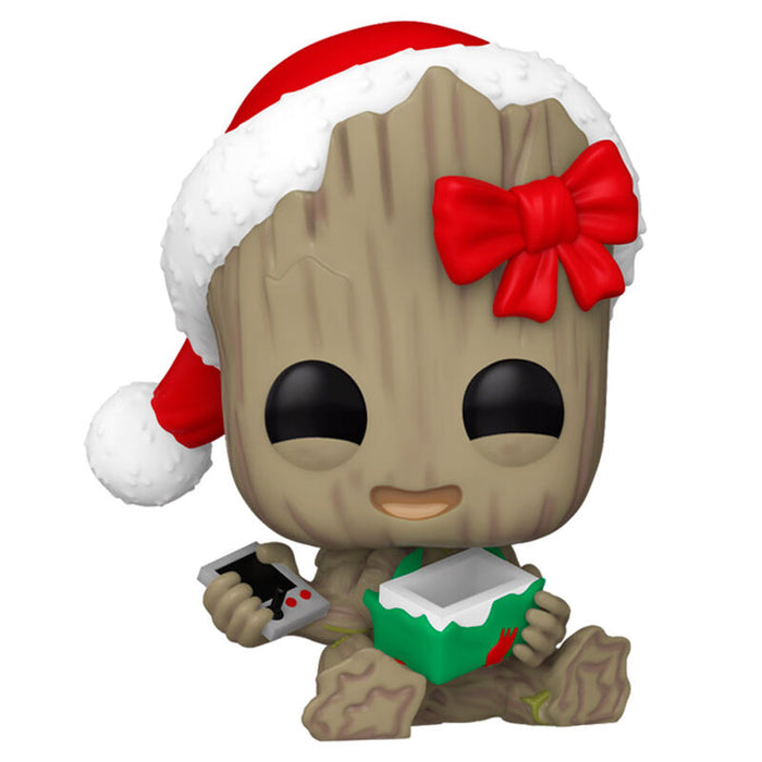 POP figure Marvel Groot with Present-1
