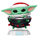 POP figure Star Wars Grogu with Santa Hat in Pram-1