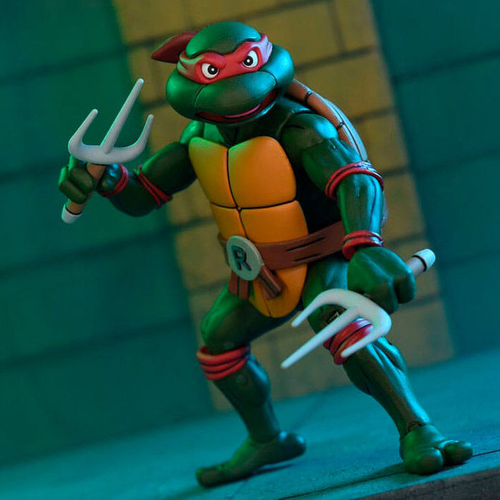 Teenage Mutant Ninja Turtles Cartoon Ultimate Raphael VHS figure 18cm-5