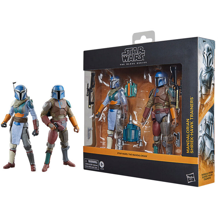 Star Wars The Mandalorian - Mandalorian & Shriek-Hawk Trainers set 2 figures 15cm-2