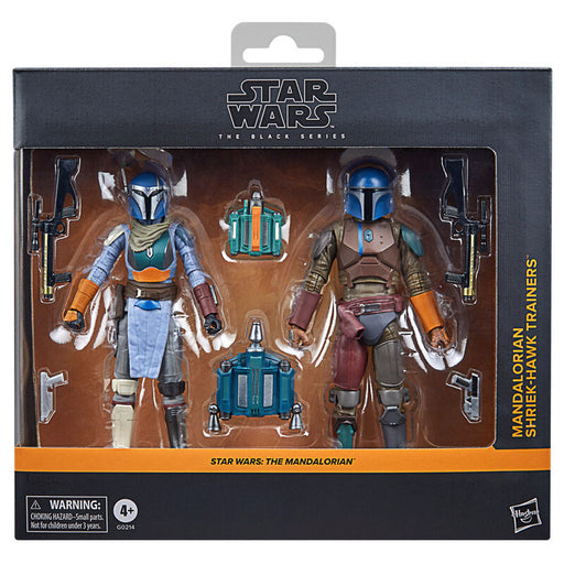 Star Wars The Mandalorian - Mandalorian & Shriek-Hawk Trainers set 2 figures 15cm-0