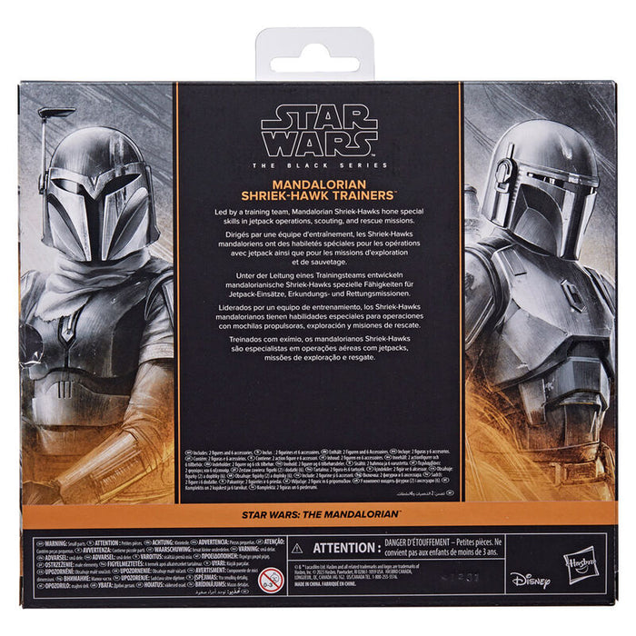 Star Wars The Mandalorian - Mandalorian & Shriek-Hawk Trainers set 2 figures 15cm-9