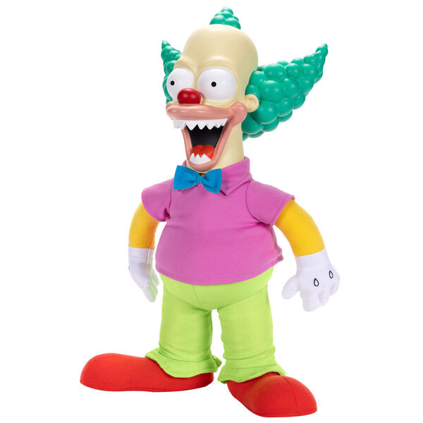 English The Simpsons Krusty The Clown Talking doll 44cm-2
