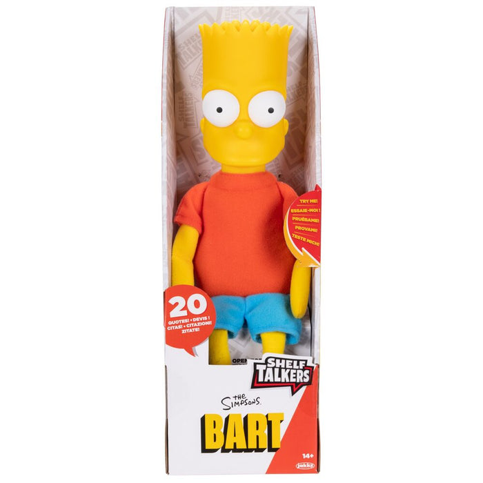 English The Simpsons Shelf Talkers Bart plush toy 33cm-5