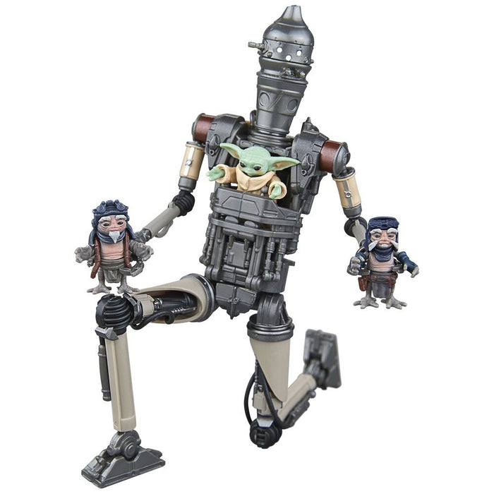 Star Wars The Mandalorian IG-12 & Grogu set figures 15cm-3