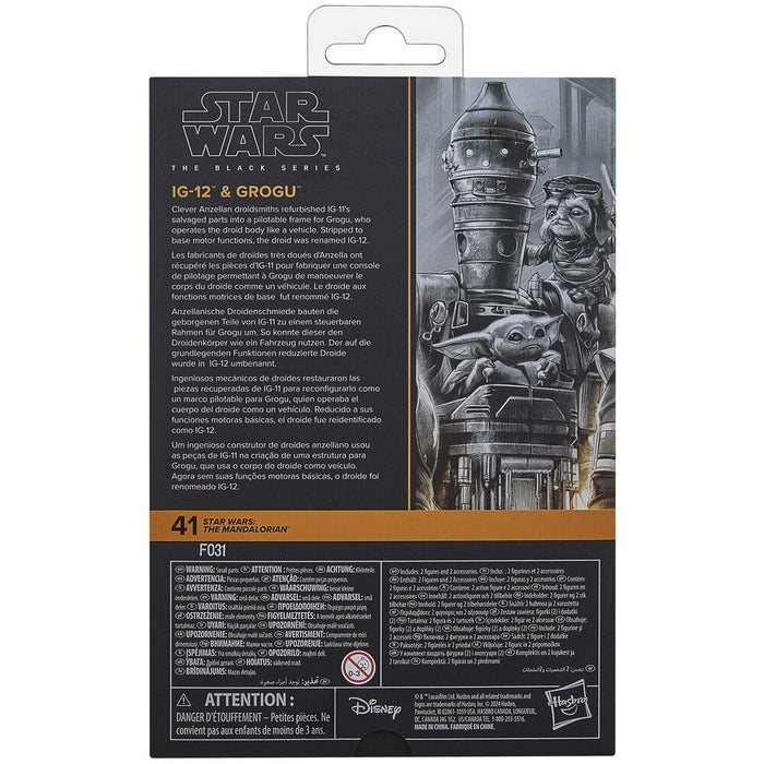 Star Wars The Mandalorian IG-12 & Grogu set figures 15cm-10