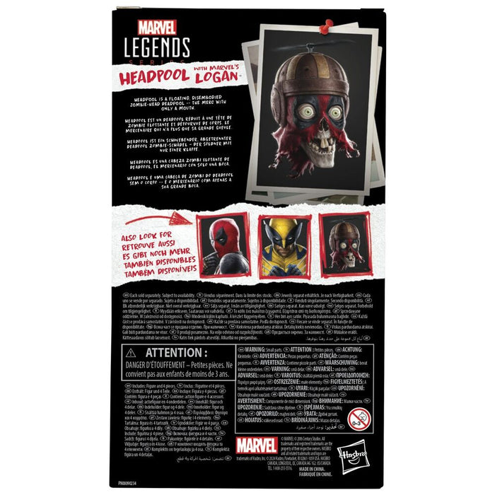 Marvel Legends Series Deadpool & Wolverine - Headpool with Marvels Logan figure 15cm-7