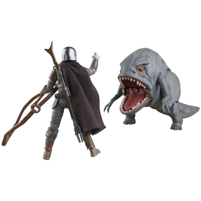 Star Wars The Mandalorian - Blurrg & Mandalorian set 2 figures 9,5cm-11