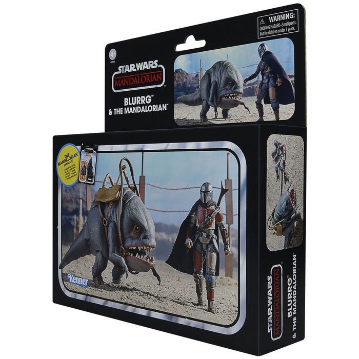Star Wars The Mandalorian - Blurrg & Mandalorian set 2 figures 9,5cm-14