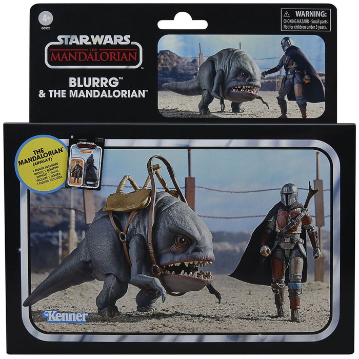 Star Wars The Mandalorian - Blurrg & Mandalorian set 2 figures 9,5cm-0
